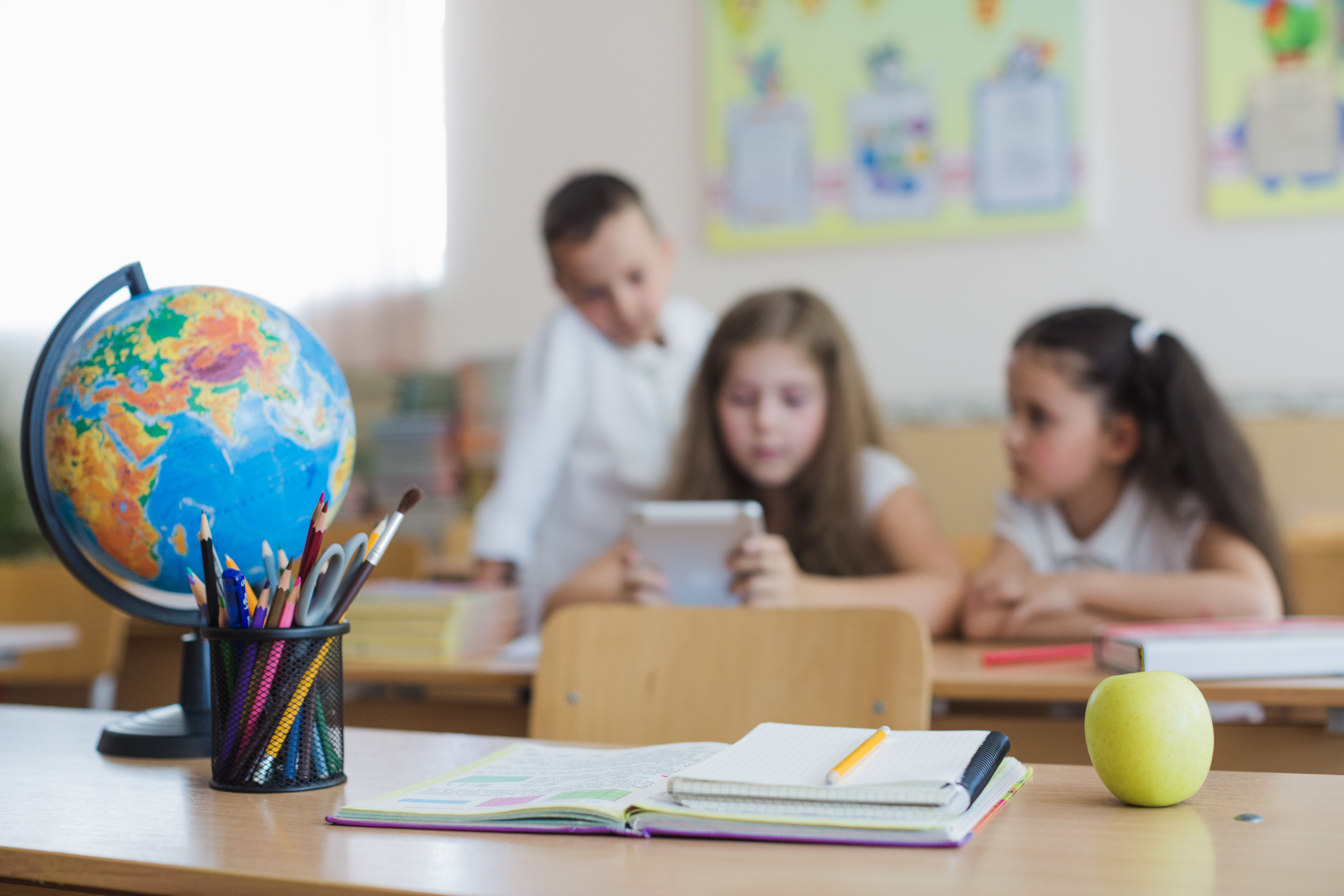 Teacher using dashboard